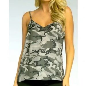 #56 Elan olive Camouflage Women's Camisole